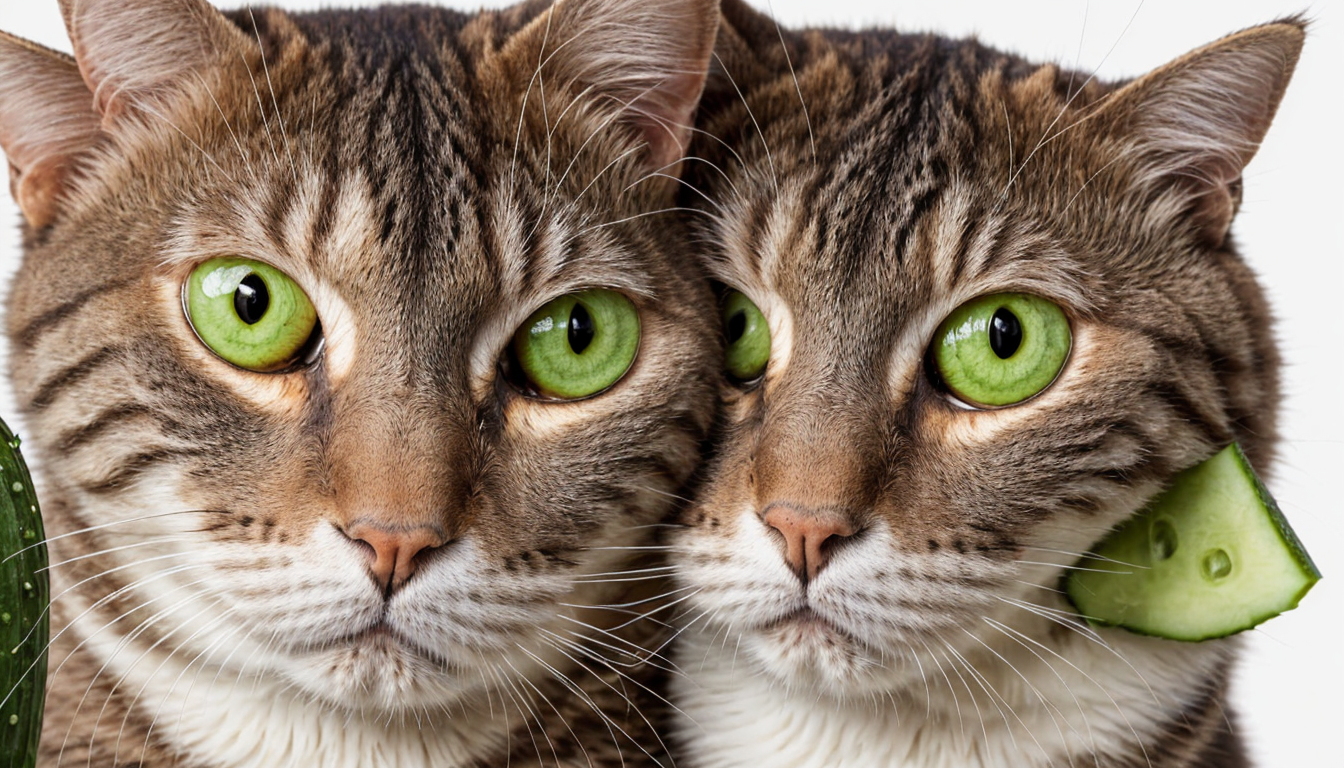 Why Cats Freak Out When They See Cucumbers?